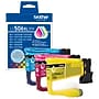Brother LC506XL Cyan/Magenta/Yellow High Yield Ink Cartridge, 3/Pack (LC506XL3PKS)~#|#~A99A568B-6ED4-438E-A050885F399F6953_sc7