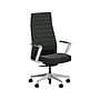 HON Cofi Fabric Swivel Executive Chair, Black/Polished Aluminum (HCFEU.W0.STC.P.H.UR10.CHSTC09.PA)~#|#~A99A75C5-93BA-4371-8B7EEC583E179CAD_sc7