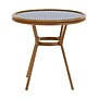 Flash Furniture Lourdes Indoor/Outdoor French Bistro Table, Navy/White (SDA64280NVWHNAT)~#|#~A99CD4B9-B324-423B-8147D75272581B67_sc7