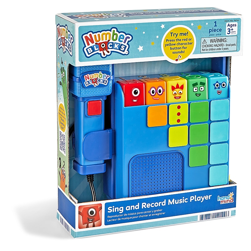 hand2mind Numberblocks Sing and Record Music Player  (H2M-96941) image 1