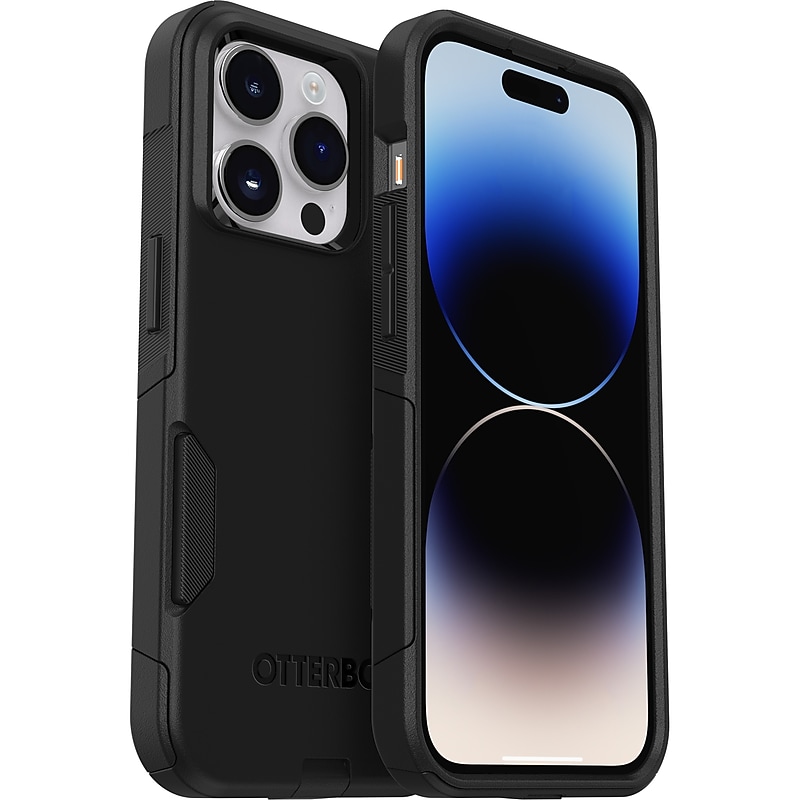OtterBox Commuter Phone Case for iPhone 14 Pro, Black (77-88426) image 1