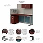 Bush Business Furniture Office in an Hour 63"H x 65"W Cubicle Workstation, Hansen Cherry (WC36492-03STGK)~#|#~A9A31FF3-52AC-485C-BAD504F5B6F02A58_sc7