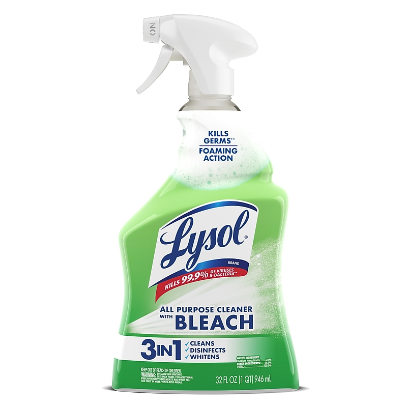 Lysol Multi-Purpose Cleaner Plus Bleach, Chlorine Scent, 32 oz. (1920078914) image 1