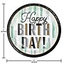 Creative Converting Minted Milestone "Happy Birthday" Paper Dinner Plates, 96/Pack (372519)~#|#~A9A7AA33-8666-4C8C-9DF6D9C7F90293E8_sc7