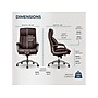 La-Z-Boy Nova Ergonomic Polyurethane Swivel Executive Chair, Brown (52372-BRN)~#|#~A9AE967D-4E3F-4268-9F72748827070094_sc7