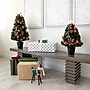 Nearly Natural 24-in Pre-Lit Fiber Optic Cosmopolitan Star Topped Artificial Christmas Tree with Decorative Planter (T4749)~#|#~A9AFD581-ADE7-4441-8845BE6A4AFDC598_sc7