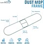 BISON LIFE 18" Dust Mop Frame, Silver, 12/Pack (BPES-MDMF-18-12)~#|#~A9B0479C-2AFE-4740-981E0261A2D6459D_sc7