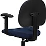 Flash Furniture Ergonomic Fabric Drafting Stool, Adjustable Arms, Navy Blue (BT659NVYARMS)~#|#~A9B5D470-14B7-4284-AE2D6CF2D8F7B39A_sc7