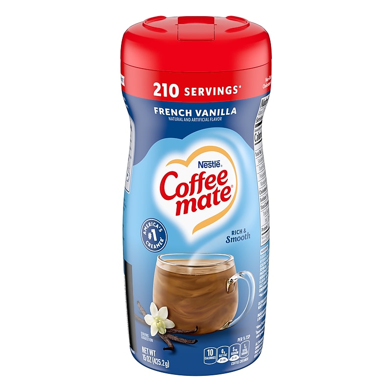 Coffee mate French Vanilla Powdered Creamer, 15 Oz. (35775) image 1