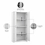 Bush Furniture Cabot 61"H Storage Cabinet with 4 Shelves, White (WC31999)~#|#~A9B9BFDD-4EA0-4696-8B599DA4984B17B4_sc7