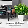 Mind Reader Monitor Stand with Paper Tray, Metal, Black (MESHMONSTA-BLK)~#|#~A9BDFB6D-4886-485F-959550E03B71B007_sc7