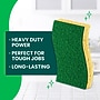 Scotch-Brite Heavy Duty Sponge with Scrubber, Green/Yellow, 6/Pack (426)~#|#~A9C490B0-1906-49CB-A6AA27853BED7ABD_sc7