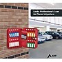 AdirOffice 30-Key Cabinet with Combination Lock and Key Tags, Red (682-30-RED-689-PKG)~#|#~A9C5D037-E85D-42F0-948AA47FEC44BAC7_sc7