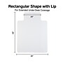 Staples Carpet Chair Mat with Lip, 36" x 48'', Flat-Pile, Clear (ST17346)~#|#~A9C734F7-CAD6-4954-B748A3AA816C0938_sc7