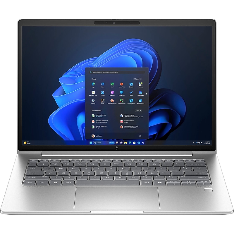 HP EliteBook 640 G11 14" Laptop, Intel Core Ultra 5 135U, 16GB Memory, 256GB SSD, Windows 11 Pro (A6TN7UT#ABA) image 1