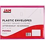 JAM Paper Premium Plastic Document File, Letter, Fuchsia Pink, 3/Pack (218V0FUX3)~#|#~A9D1C582-07AE-4C60-80BF877F602EC9FA_sc7