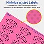 Avery Laser/Inkjet Oval Multipurpose Labels, 1" x 2", Bright Pink, 480/Pack (94053)~#|#~A9D208C5-6ED5-467C-8C3410FA49EF74DF_sc7