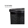 Mind Reader 10.57-Gallon Laundry Hamper with Lid, Plastic, Black (40HAMP-BLK)~#|#~A9D3A2C1-1562-4377-AD6587C15B137AD6_sc7