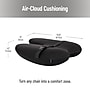 Mind Reader Memory Foam Lumbar Support Pillow Office Chair Back Cushion, Black (BBACK-BLK)~#|#~A9DA3606-198A-414B-B4C6F29EA0F5826C_sc7