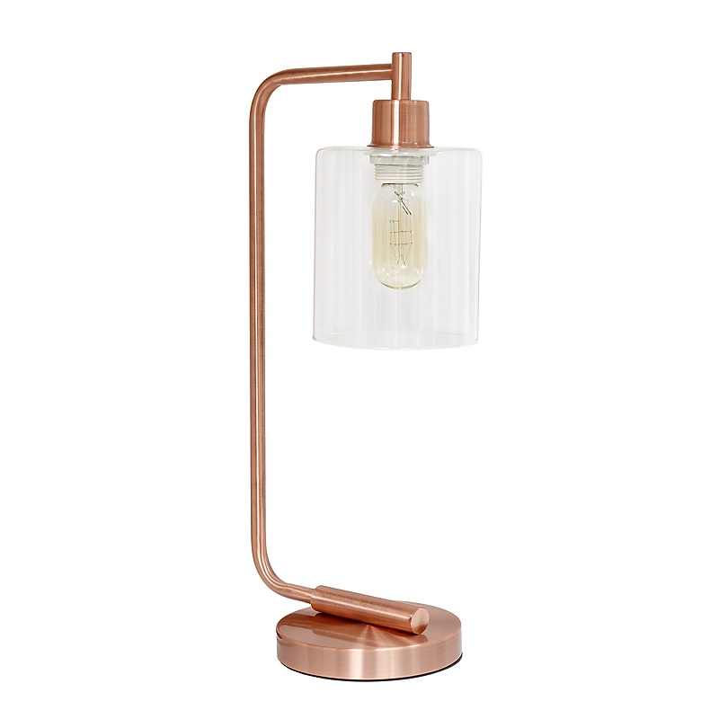 Simple Designs Bronson LED Desk Lamp, 18.8", Rose Gold, 4/Pack (LD1036-RGD-4PK) image 1