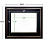 Excello Global Products 11" x 14" Composite Wood Photo/Document Frame, Black/Gold/Red (EGP-HD-0383)~#|#~A9DB1782-2E81-41D4-8F2FEE5CFE8BE740_sc7