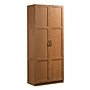 Sauder Select 71"H Storage Cabinet with 4 Shelves, Highland Oak (419188)~#|#~A9DDF34A-1C7F-45BE-89C187C32EE5BE77_sc7