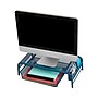 Mind Reader Monitor Stand with Paper Tray, Metal, Turquoise (MESHMONSTA-TUR)~#|#~A9E68EB9-5F81-4931-97CAA27F4AB1FE6A_sc7