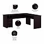 Bush Furniture Cabot 72"W L Shaped Computer Desk with Drawers, Espresso Oak (CAB051EPO)~#|#~A9EA22C9-A592-42EF-ADCE6A8F193C7579_sc7