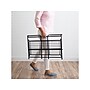 Advantus FlipShelf 2-Shelf Steel Rack, 18" x 26.75" x 12", Black (38780)~#|#~A9EABC3B-7900-4E70-823E140E88025353_sc7