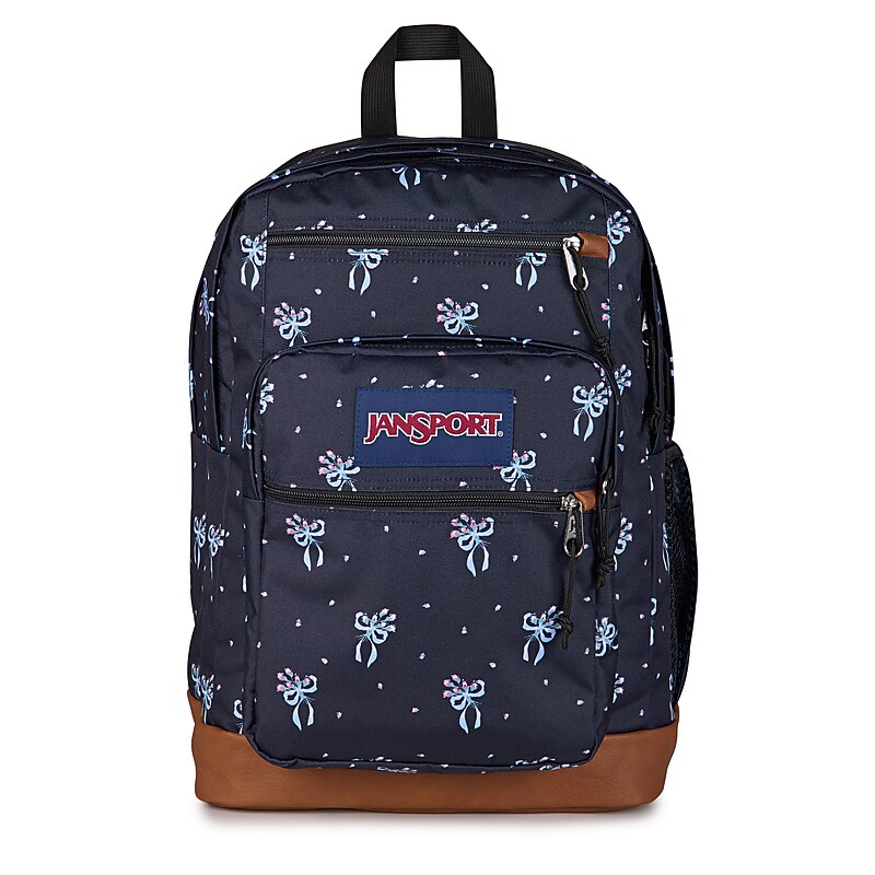 JanSport Cool Student Pastel Petals Laptop Backpack, Large, Black (JS0A2SDDA1Z) image 1