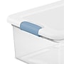 Sterilite 15 Quart Latching Storage Bin with Lid, Plastic, White, 12/Carton (14948012)~#|#~A9F2B830-9399-407D-B225E961A02FD276_sc7