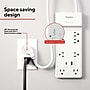Staples TECH 8-Outlet 2-USB Port Surge Protector, 6', 2100 Joules, White (ST62775)~#|#~A9F5D3E0-C088-49CE-B791F18D34686507_sc7