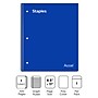 Staples Premium 1-Subject Notebook, 8" x 11", Graph Ruled, 100 Sheets, Blue (ST58323)~#|#~A9F99022-B31F-4F61-A99F5DA874DC73EC_sc7