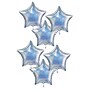 Party City Helium-Filled 6-Piece Star Shaped Foil Balloon Bouquet, Prismatic Silver (AM50160-ST)~#|#~A9FDBA89-9D67-4D1E-8000E917F4EBB5B1_sc7