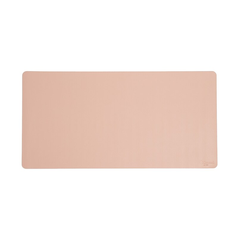 Smead Medium Vegan Leather Anti-Slip Desk Pad, 31.5" x 15.7", Light Pink (64834) image 1