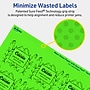 Avery Rectangle Multipurpose Labels, 1-13/16" x 2-3/16", Neon Green, 120/Pack (94233)~#|#~AA029664-70E3-4C73-A81922FCF35F830E_sc7
