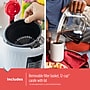 Black & Decker Honeycomb Collection 12-Cups Automatic Drip Coffee Maker, White (CM1251W)~#|#~AA03CB9D-0621-4FF0-858C42366DDC7686_sc7