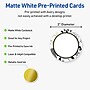 Avery Round Integrated Cards, Matte White, 100/Pack (19479371002)~#|#~AA0878B1-7768-4F90-ACBA19AC7741D8CF_sc7