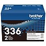Brother TN-336 Black High Yield Toner Cartridge, 2/Pack  (TN3362PK)~#|#~AA09CB70-A5E9-41E2-823D6FD074CB9FF6_sc7