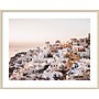 Amanti Art Oia Sunset Dreams Santorini by Bella Eve Wood Framed Wall Art Print, 41"W x 33"H (A42679122828)~#|#~AA0C1744-AF06-41FF-938F447AA089A642_sc7