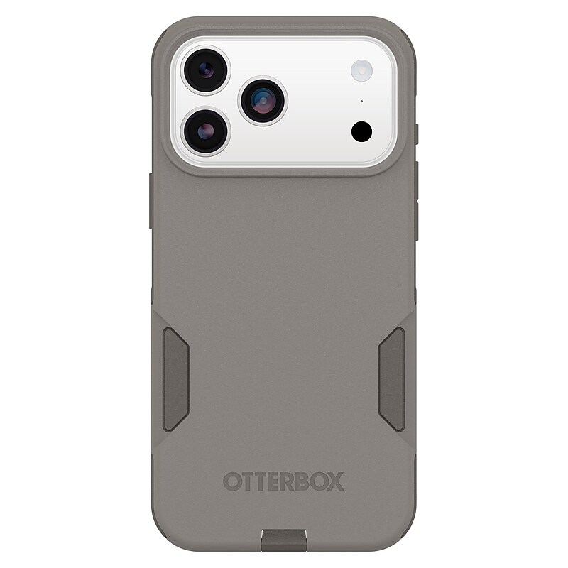 OtterBox Commuter MagSafe Phone Case for Apple iPhone 17 Pro Max, Shock Absorbing, Grey Comfort (77-98352) image 1