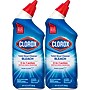 Clorox Disinfecting Toilet Bowl Cleaner with Bleach, Rain Clean Scent, 24 Oz., 2/Pack (00273)~#|#~AA16DBD3-3EFD-454A-B5BE8C61610C8C82_sc7