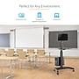 StarTech.com Adjustable Mobile Workstation Cart with Monitor Mount, 50.4" to 63", Black (WKSTNCART)~#|#~AA1DAF24-9BDE-4572-A0B7363921381839_sc7