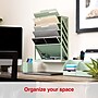 Staples 5-Pocket Plastic Mountable Wall File, Letter Size, Sage Green (ST63893)~#|#~AA1F91DC-9409-454B-ABAD72DC336E20D2_sc7