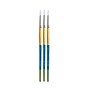 Princeton Snap! Short Handle Mixed Media Synthetic Round Brush, 3/Pack (PBXP9850R4-3)~#|#~AA202739-5D84-4352-BC3DBB069E2749EF_sc7