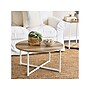 Household Essentials Jamestown 31.5"Dia. Laminate Round Coffee Table, Coastal Oak/White (8224-1)~#|#~AA239217-98EC-4B1B-A948133FEBC9436F_sc7