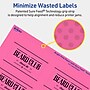 Avery Laser/Inkjet Rectangle Multipurpose Labels, 2" x 3", Bright Pink, 640/Box (94237)~#|#~AA24C2AA-6F3E-4075-9214876128F23BAF_sc7