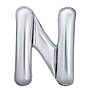 Party City (Air-Filled) 16" "N" Foil Balloon, Silver, 2/Pack (AM60050277-18)~#|#~AA28209E-66FC-45BC-ACD52FE4CBE51108_sc7