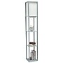 Simple Designs Etagere Organizer 62.5" Floor Lamp with Rectangular Shade, Gray (LF1037-GRY-CCLB)~#|#~AA33FD3E-D39F-4D6D-B69DEE942F7C6CF1_sc7