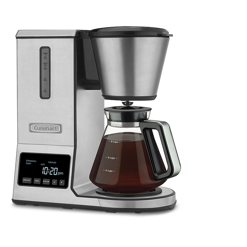 Cuisinart PurePrecision 8-Cups Automatic Drip Coffee Maker, Stainless Steel (CPO-800P1) image 1